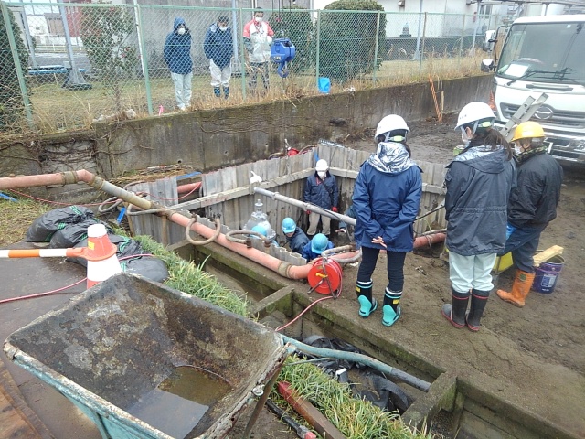 不断水バルブ設置
